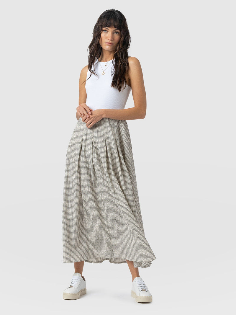 Renee Contrast Dress - Gingham - Women's Dresses | Saint + Sofia® EU