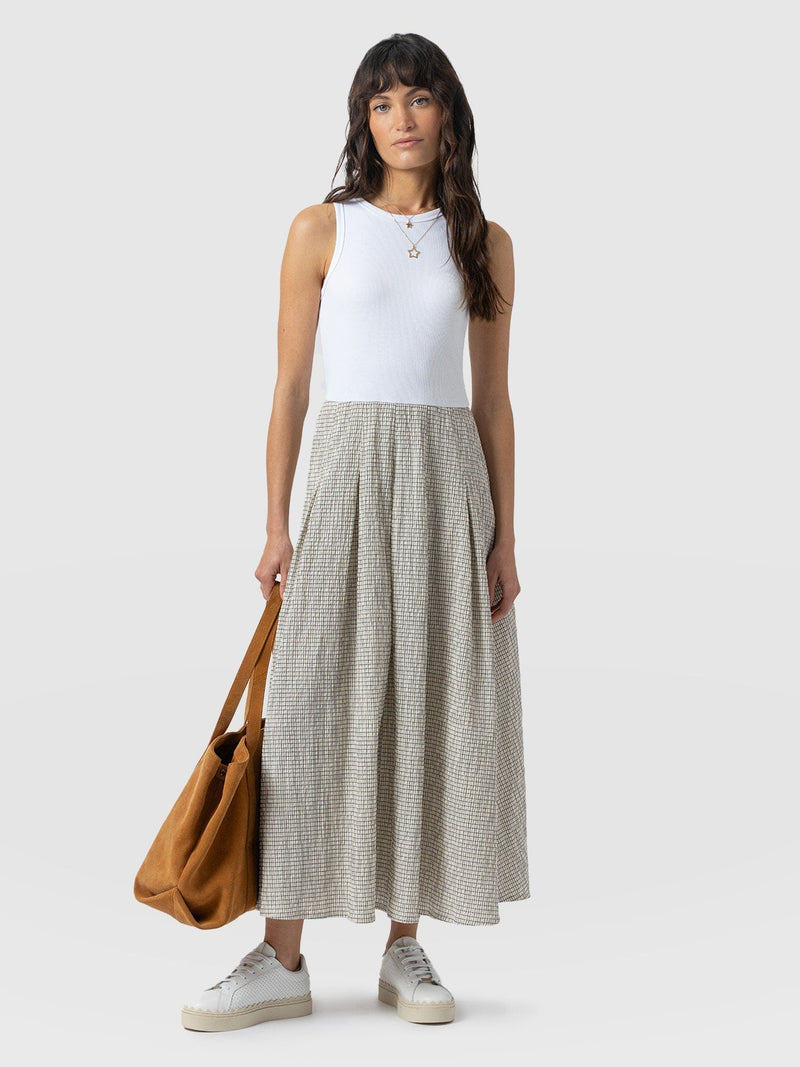 Renee Contrast Dress - Gingham - Women's Dresses | Saint + Sofia® EU