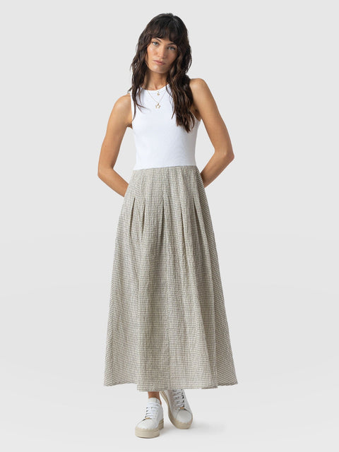 Renee Contrast Dress - Gingham - Women's Dresses | Saint + Sofia® EU
