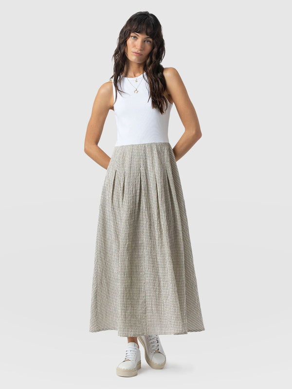 Renee Contrast Dress - Gingham - Women's Dresses | Saint + Sofia® EU