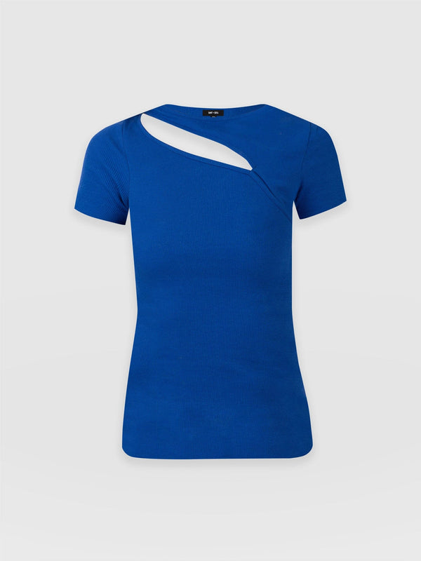 Reveal Tee Cobalt Blue - Women's T-shirts | Saint + Sofia® EU