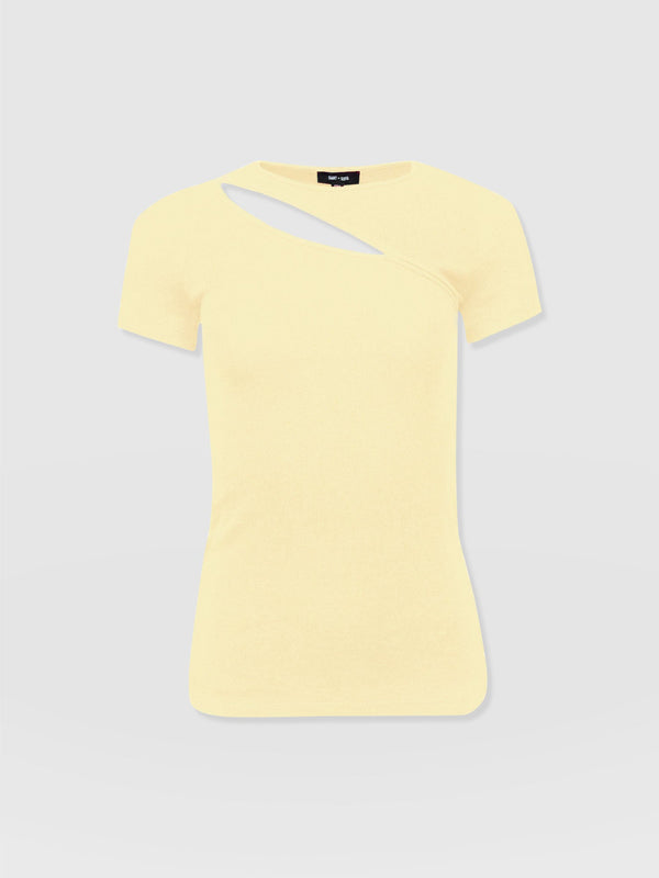 Reveal Tee Yellow - Women's T-shirts | Saint + Sofia® EU