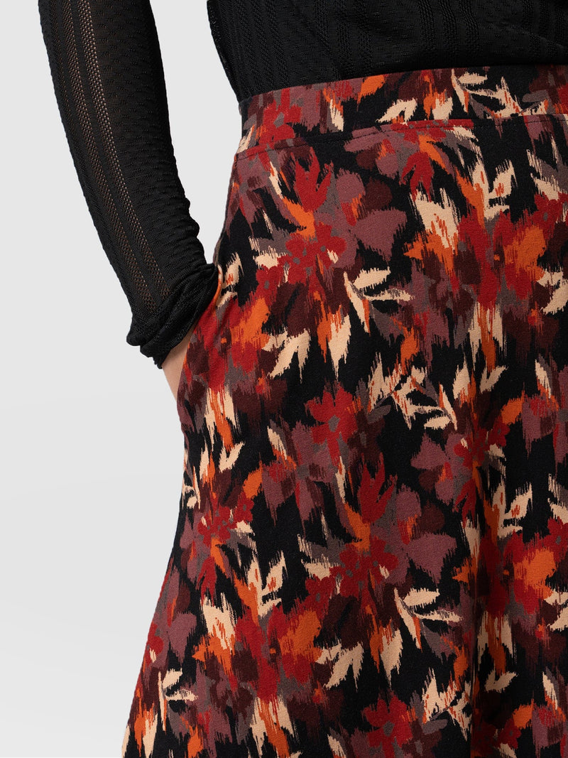 Riley Skirt Earthy Bloom - Women's Skirt | Saint + Sofia® EU