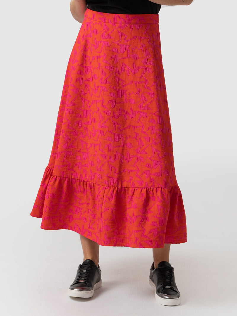 Riley Skirt Festival Jacquard - Women's Skirts | Saint + Sofia® EU