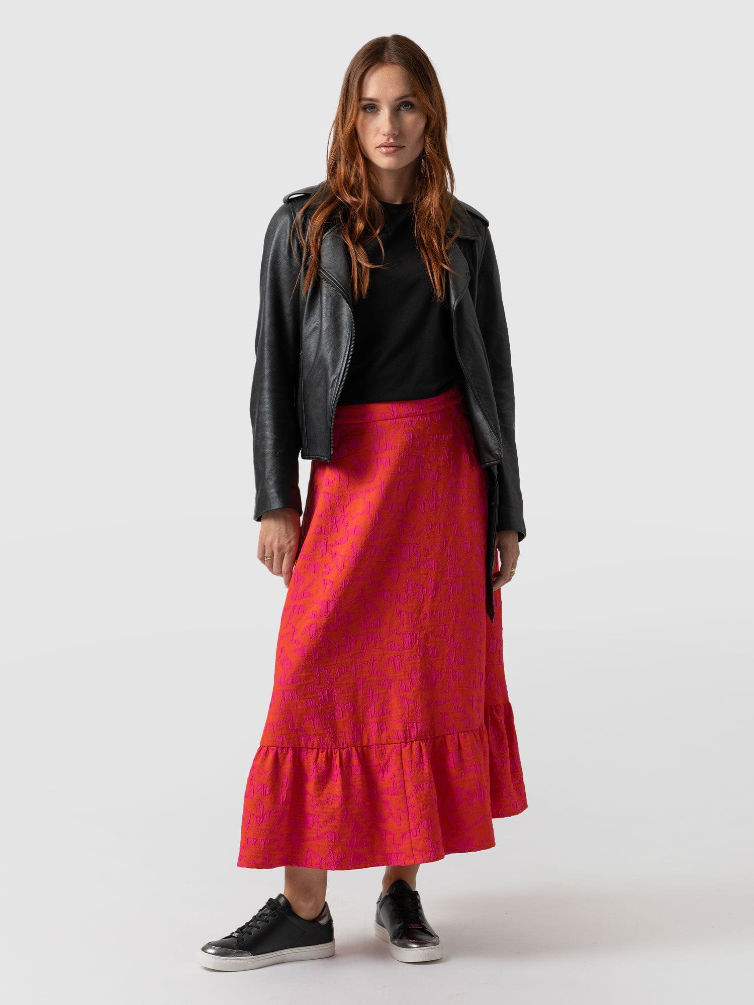Riley Skirt Festival Jacquard - Women's Skirts | Saint + Sofia® EU