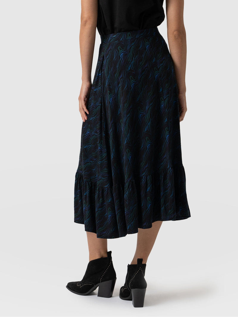 Riley Skirt Galactic Wave - Women's Skirts | Saint + Sofia® EU
