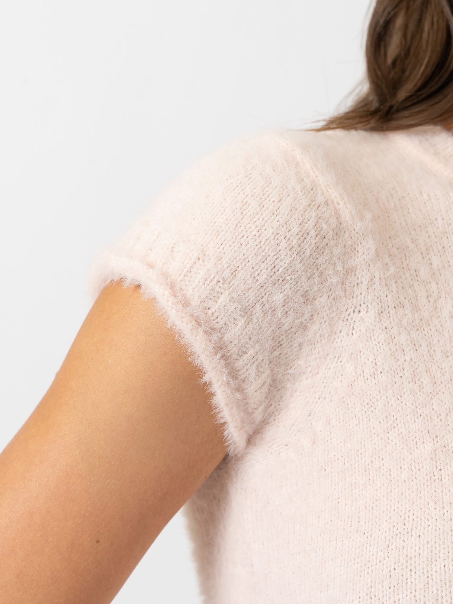 Rosalie Baby Tee - Pale Pink - Women's Jumpers | Saint and Sofia® EU