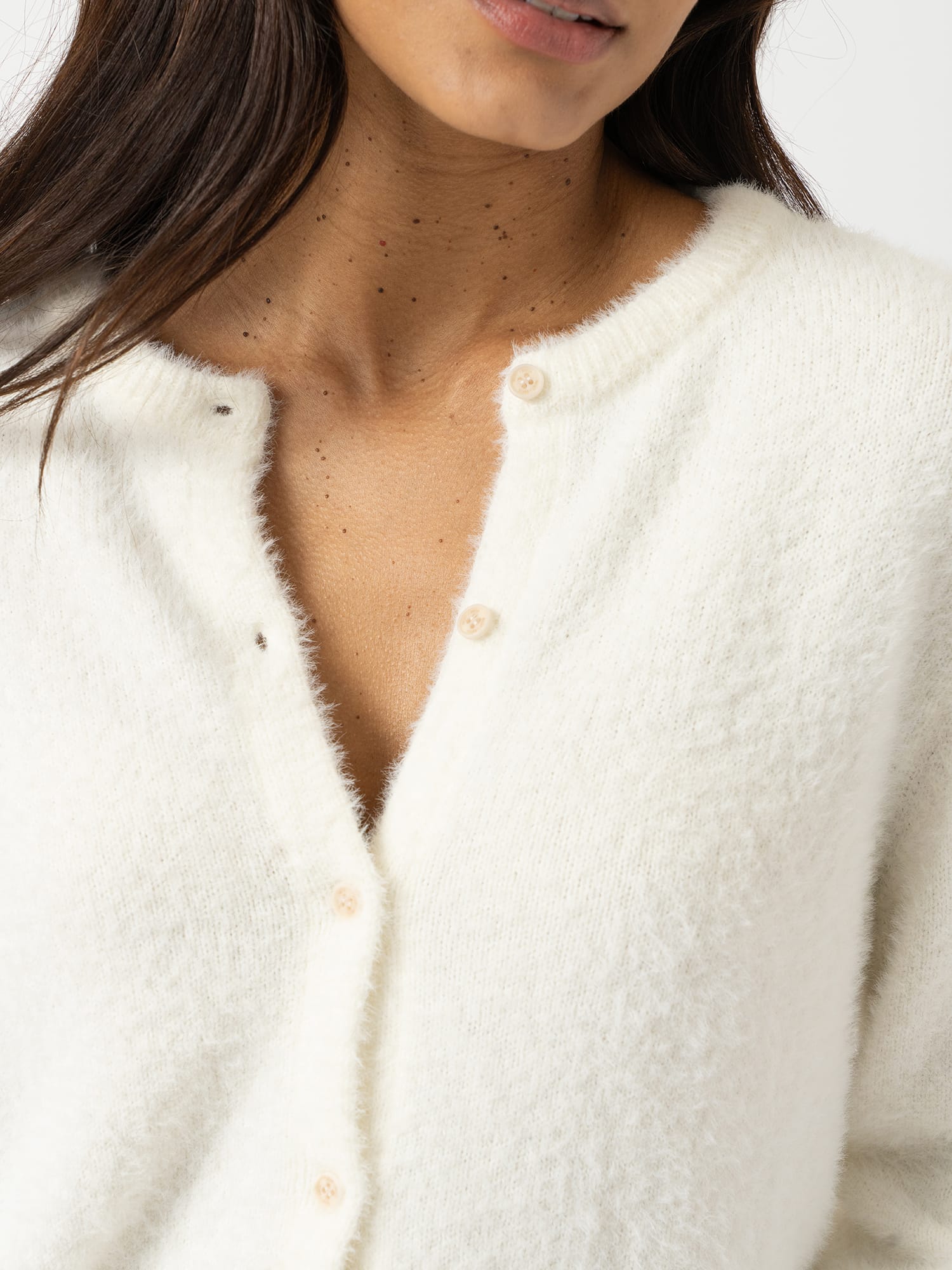 Rosalie Cardigan - Cream - Women's Jumpers | Saint and Sofia® EU