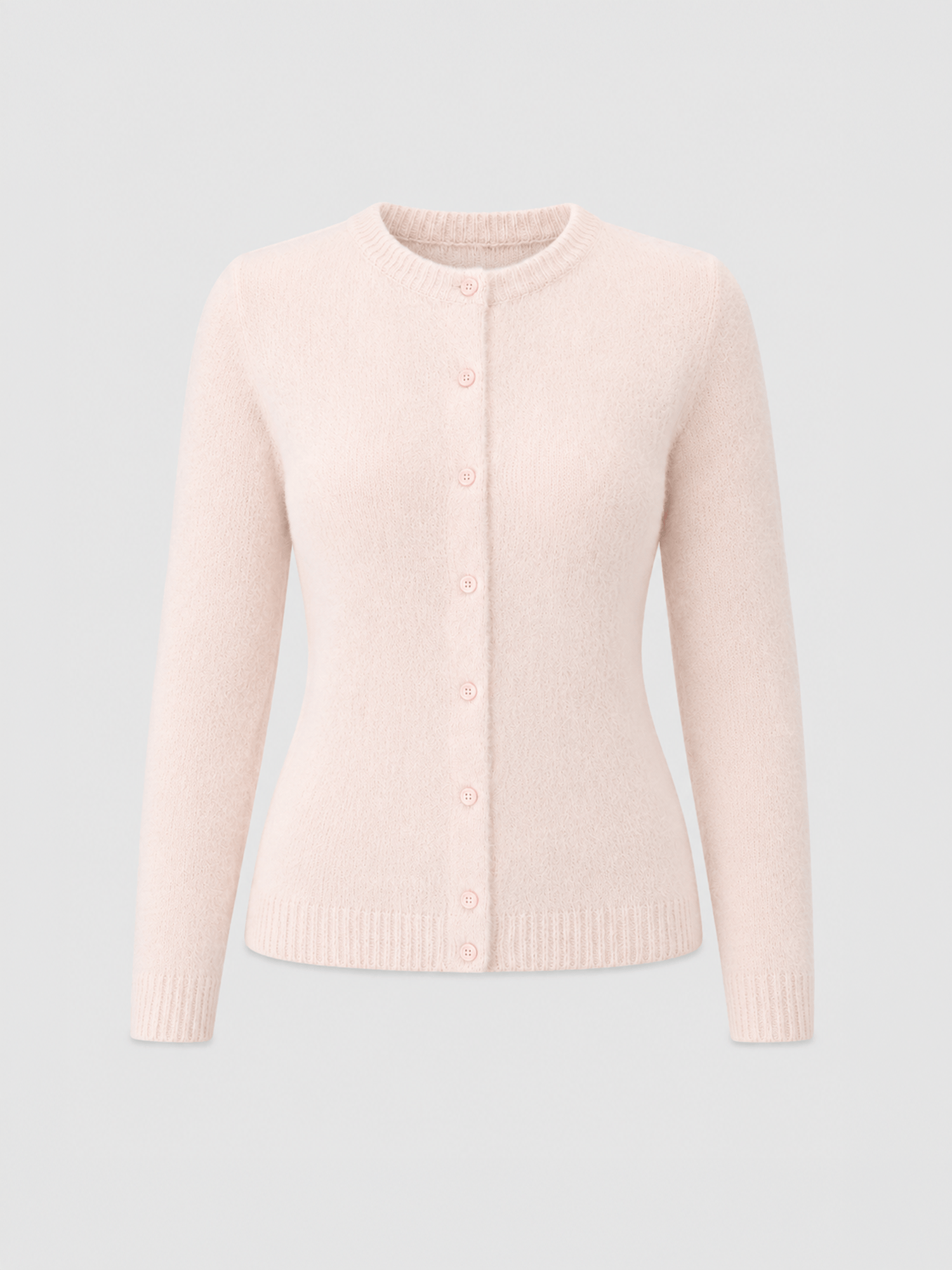 Rosalie Cardigan - Pale Pink - Women's Jumpers | Saint and Sofia® EU
