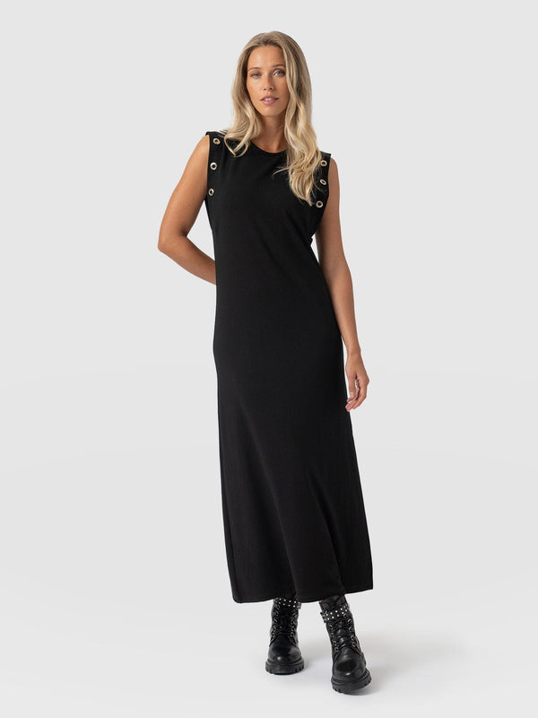 Rowan Dress Black Eyelet - Women's Dresses | Saint + Sofia® EU