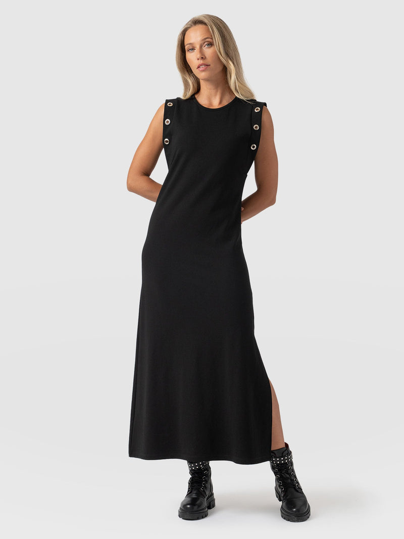 Rowan Dress Black Eyelet - Women's Dresses | Saint + Sofia® EU