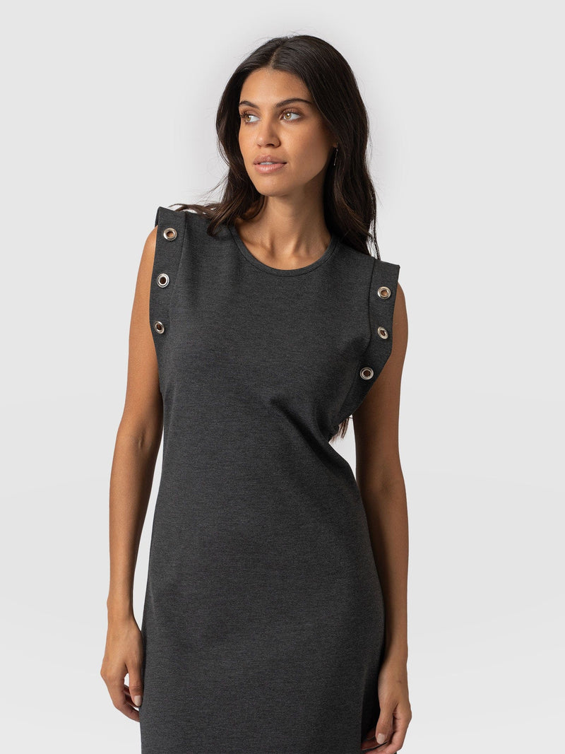 Rowan Dress Charcoal Eyelet - Women's Dresses | Saint + Sofia® EU