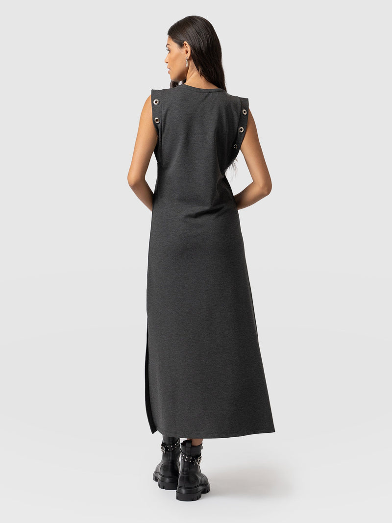 Rowan Dress Charcoal Eyelet - Women's Dresses | Saint + Sofia® EU