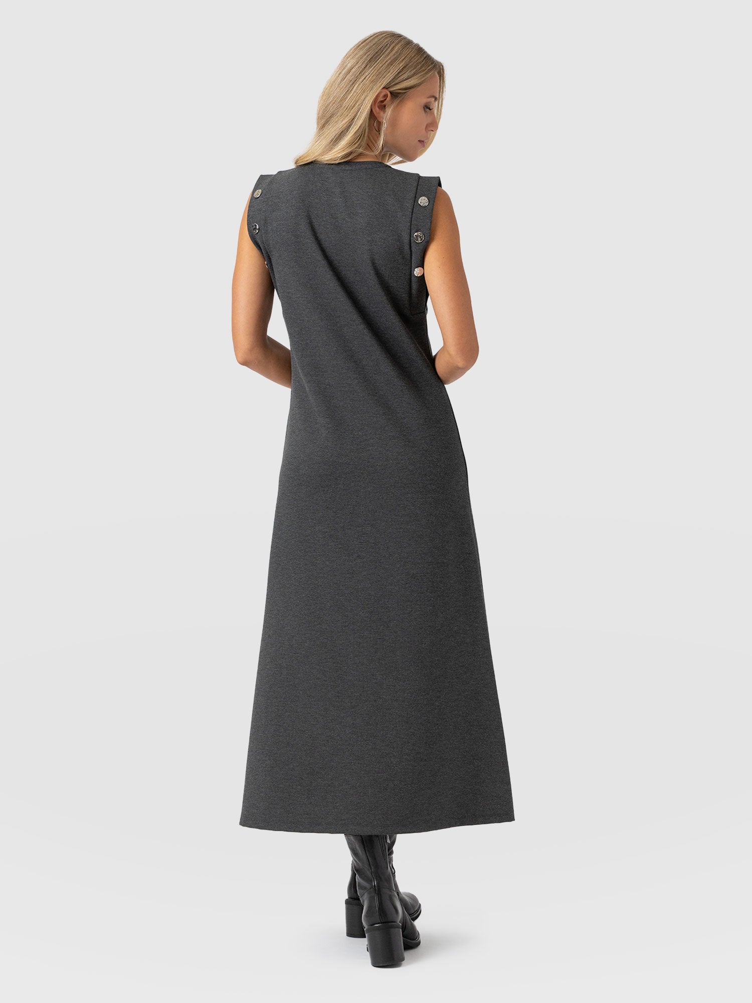 Rowan Dress - Charcoal - Molten - Women's Dresses | Saint + Sofia® EU