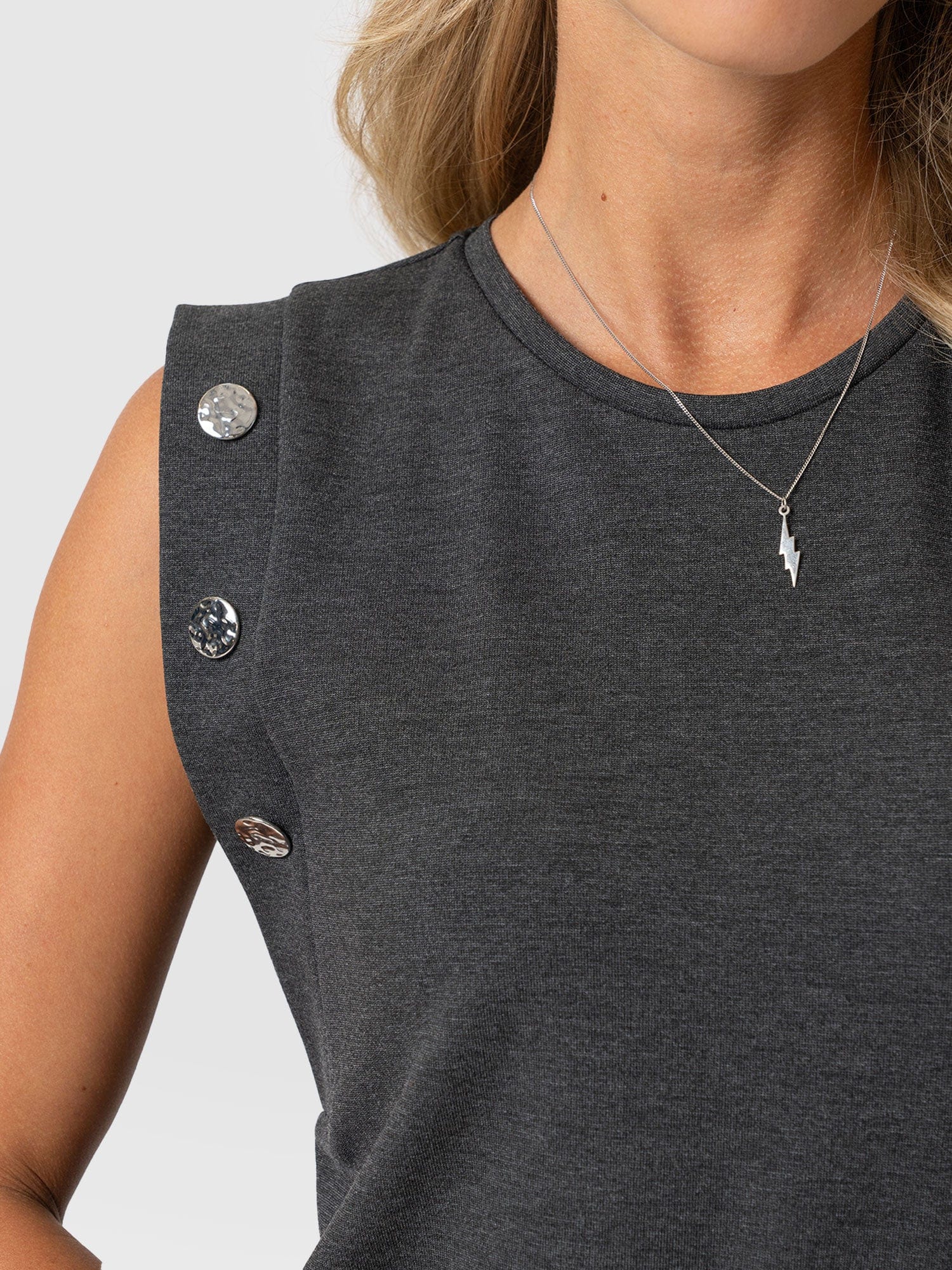 Rowan Dress - Charcoal - Molten - Women's Dresses | Saint + Sofia® EU