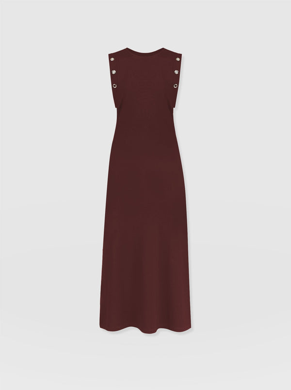 Rowan Dress Maroon - Women's Dresses | Saint + Sofia® EU