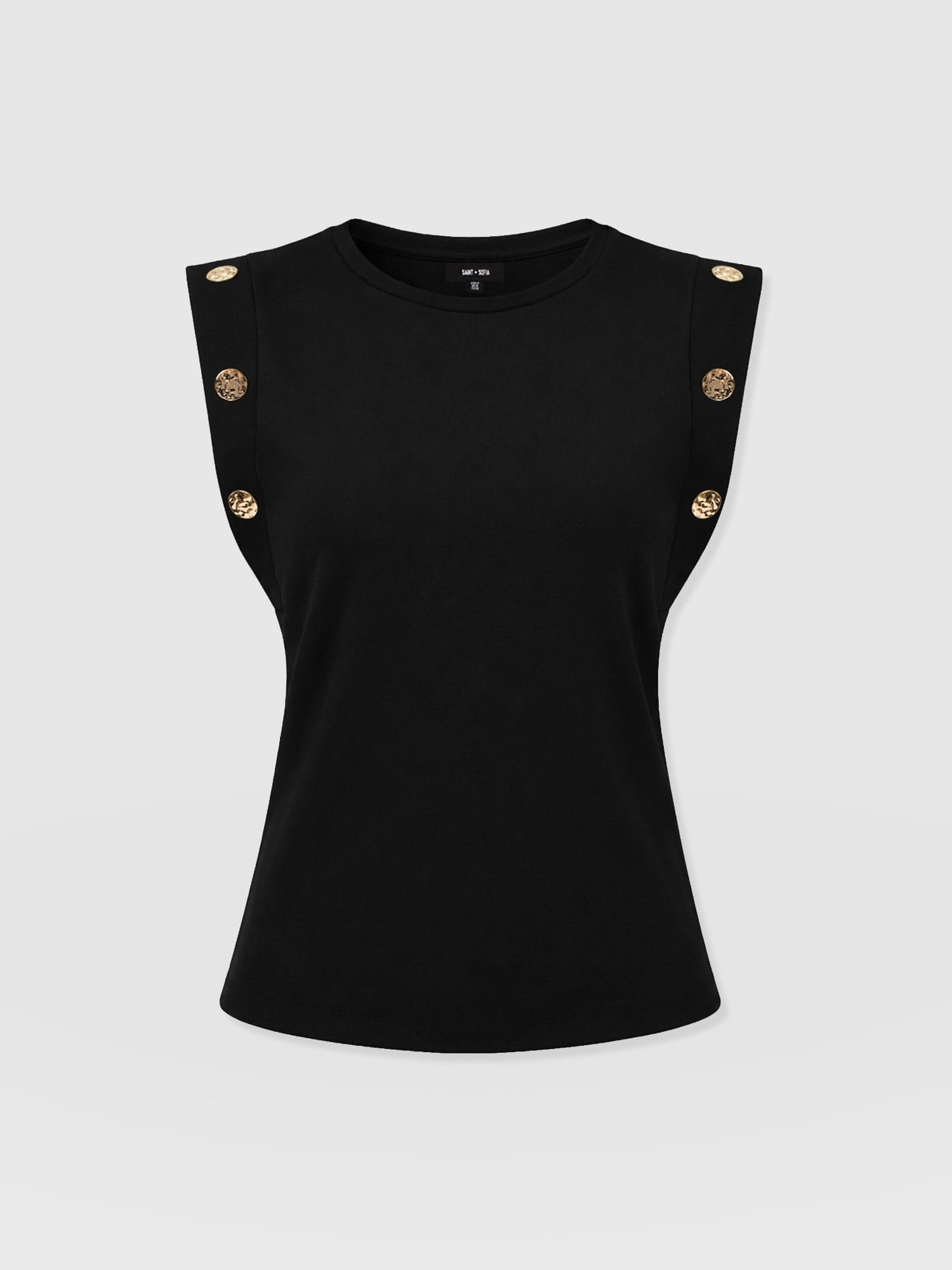 Rowan Tee - Black - Molten - Women's T-shirts | Saint and Sofia® EU