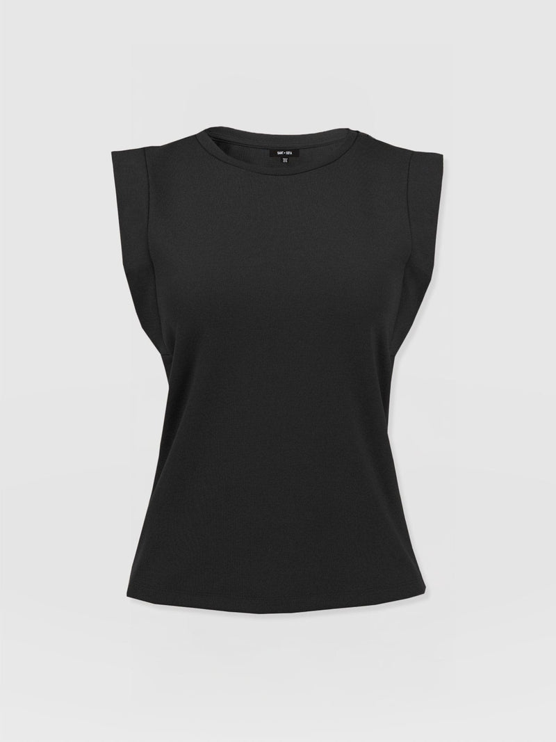 Rowan Tee - Black - Women's Jumpers | Saint + Sofia® EU