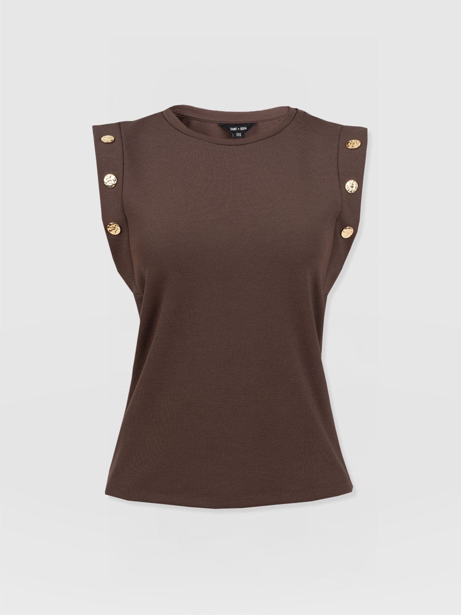 Rowan Tee - Brown - Molten - Women's T-shirts | Saint + Sofia? EU