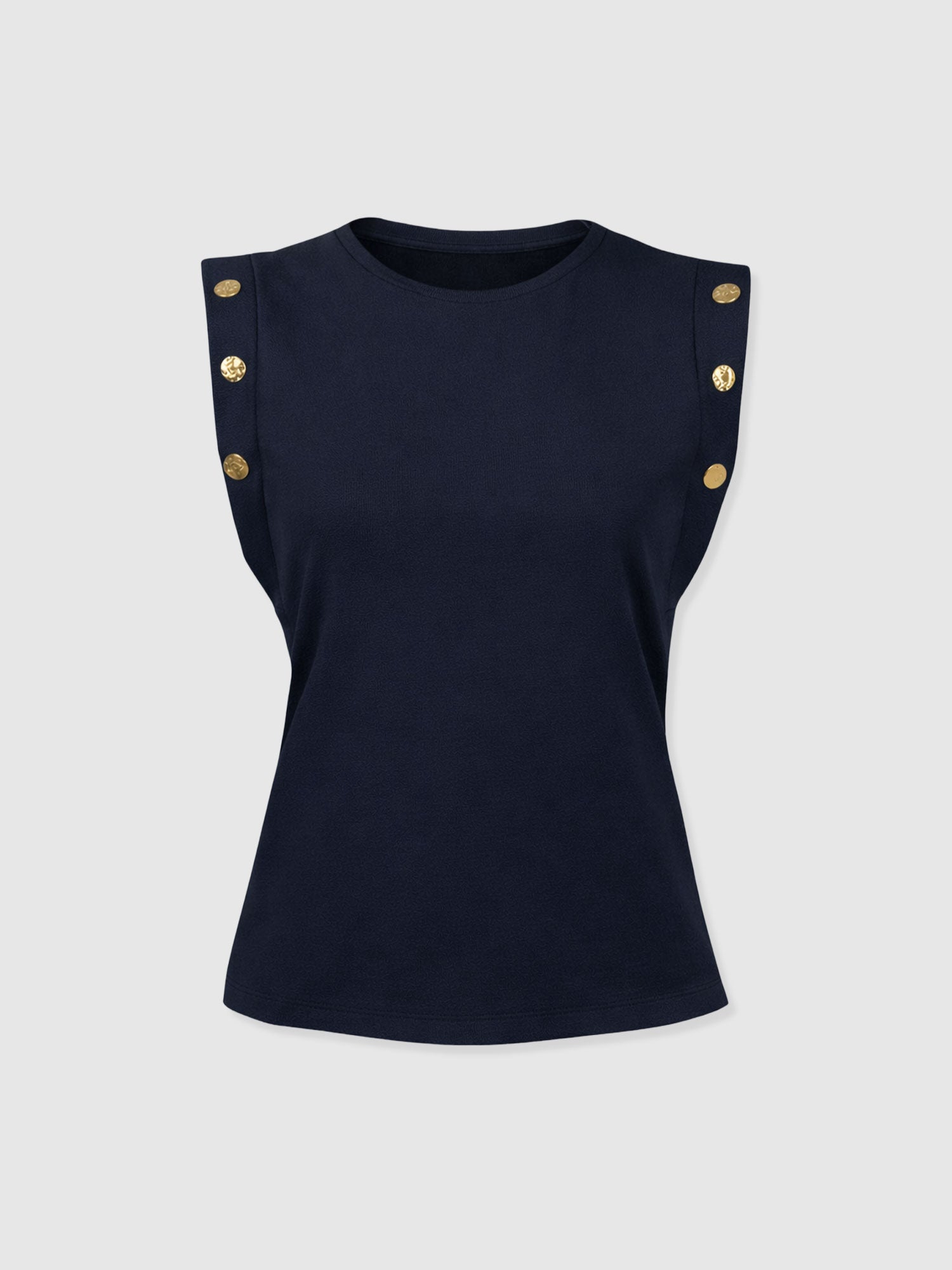 Rowan Tee - Navy - Molten - Women's T-shirts | Saint + Sofia® EU