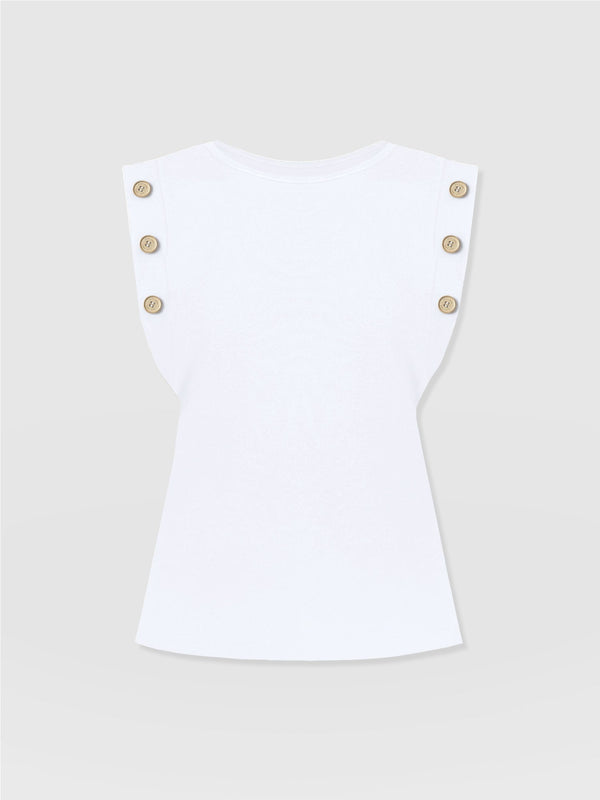 Rowan Tee - White - Women's T-shirts | Saint + Sofia® EU