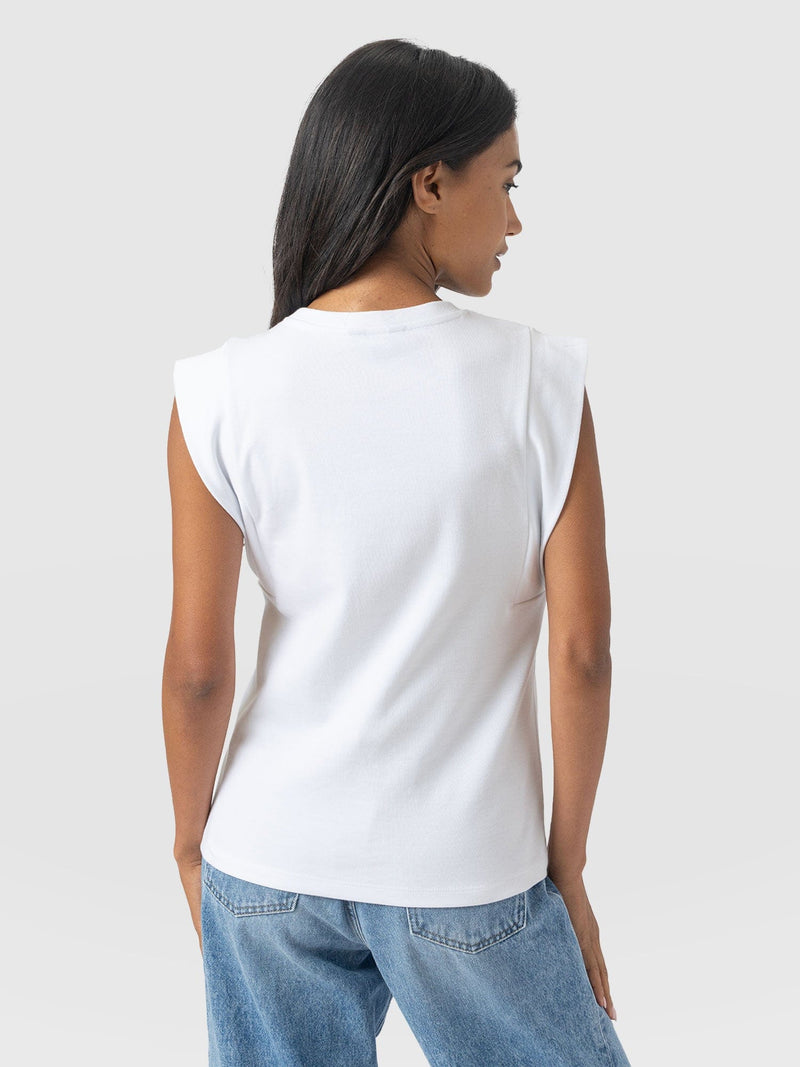 Rowan Tee - White - Women's T-shirts | Saint + Sofia® EU