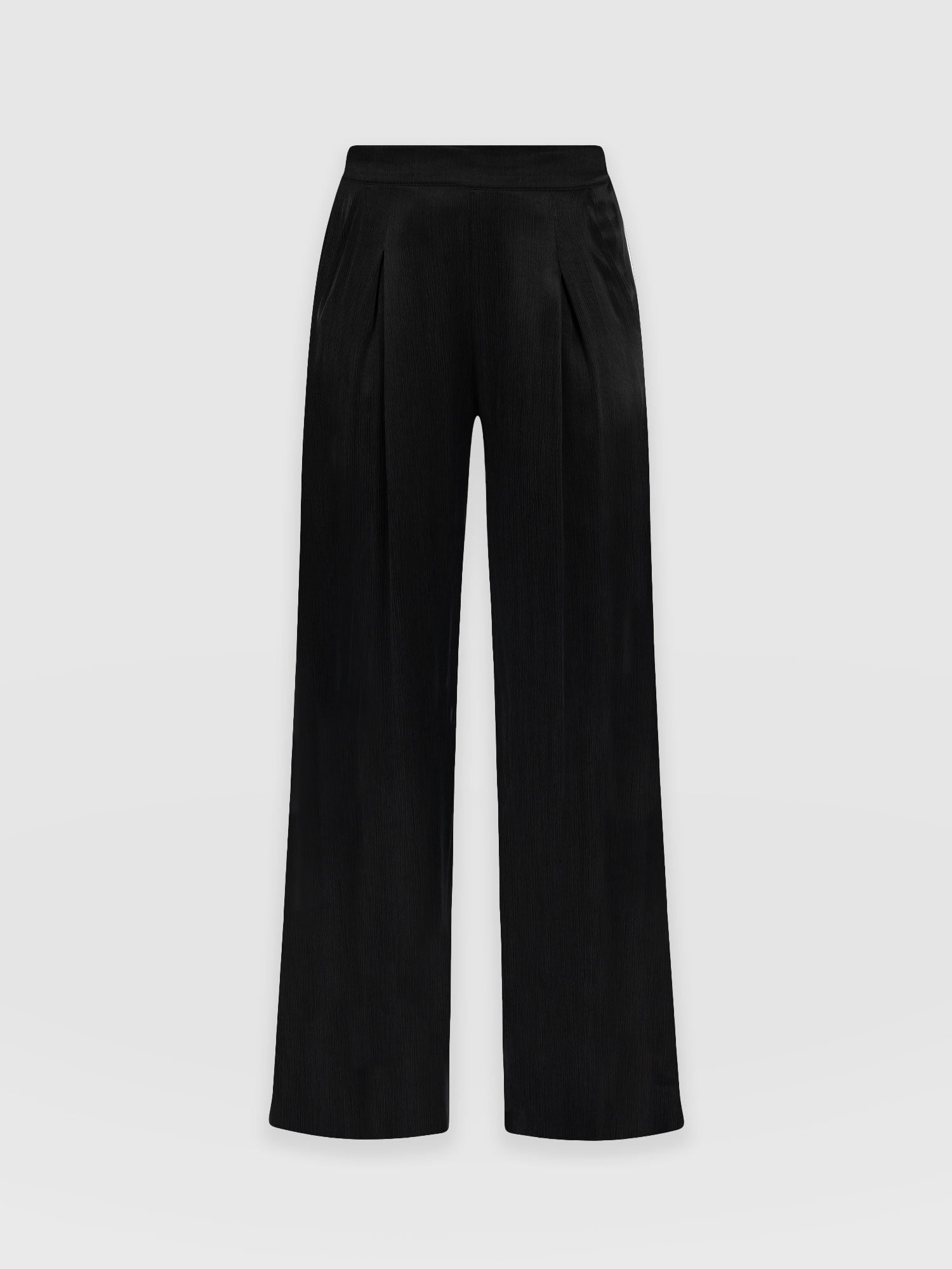 Rowan Wide Leg Pant Black - Women's Trousers | Saint + Sofia® EU