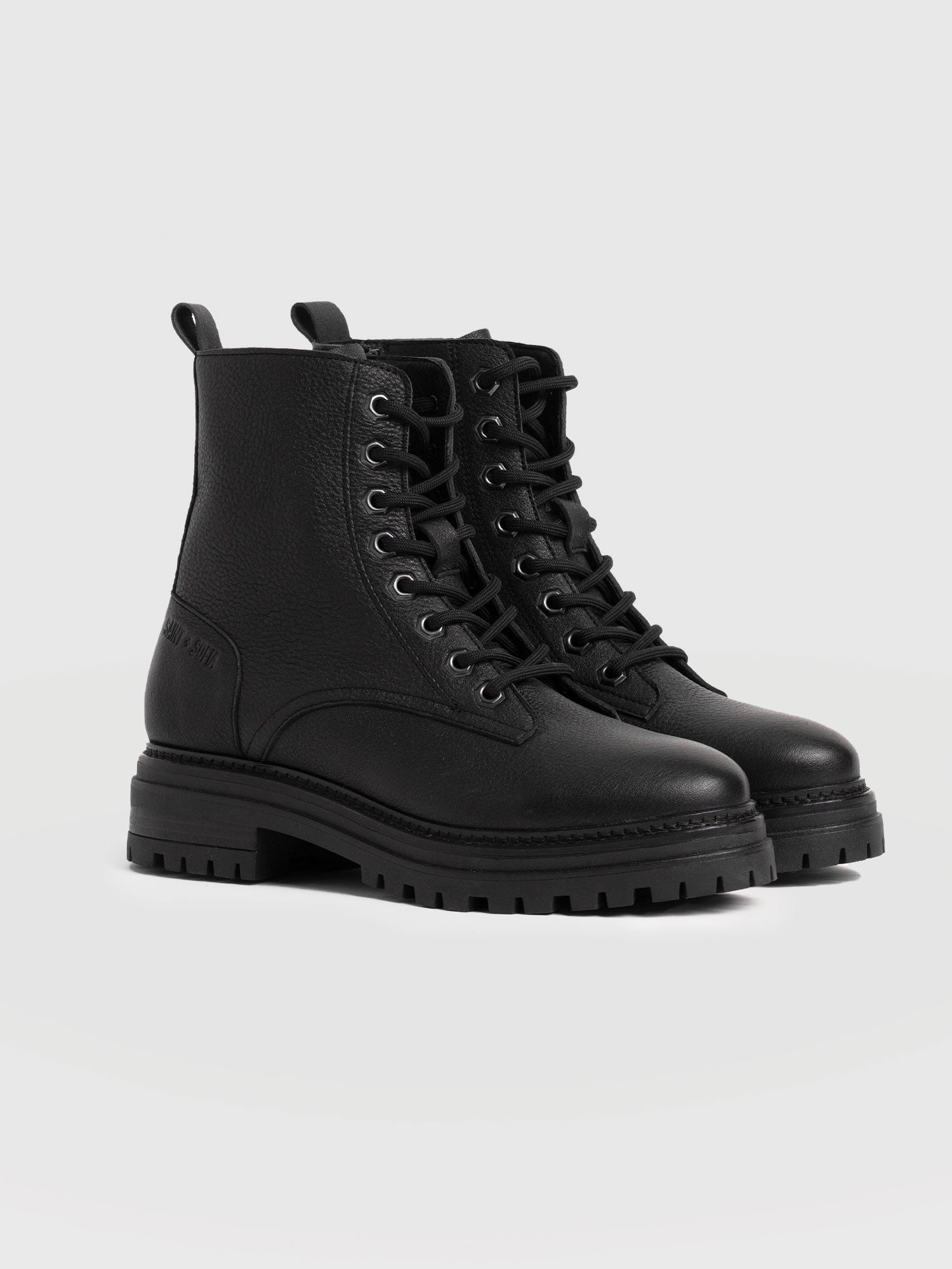 Roxie Biker Boot - Black - Women's Shoes | Saint + Sofia® EU
