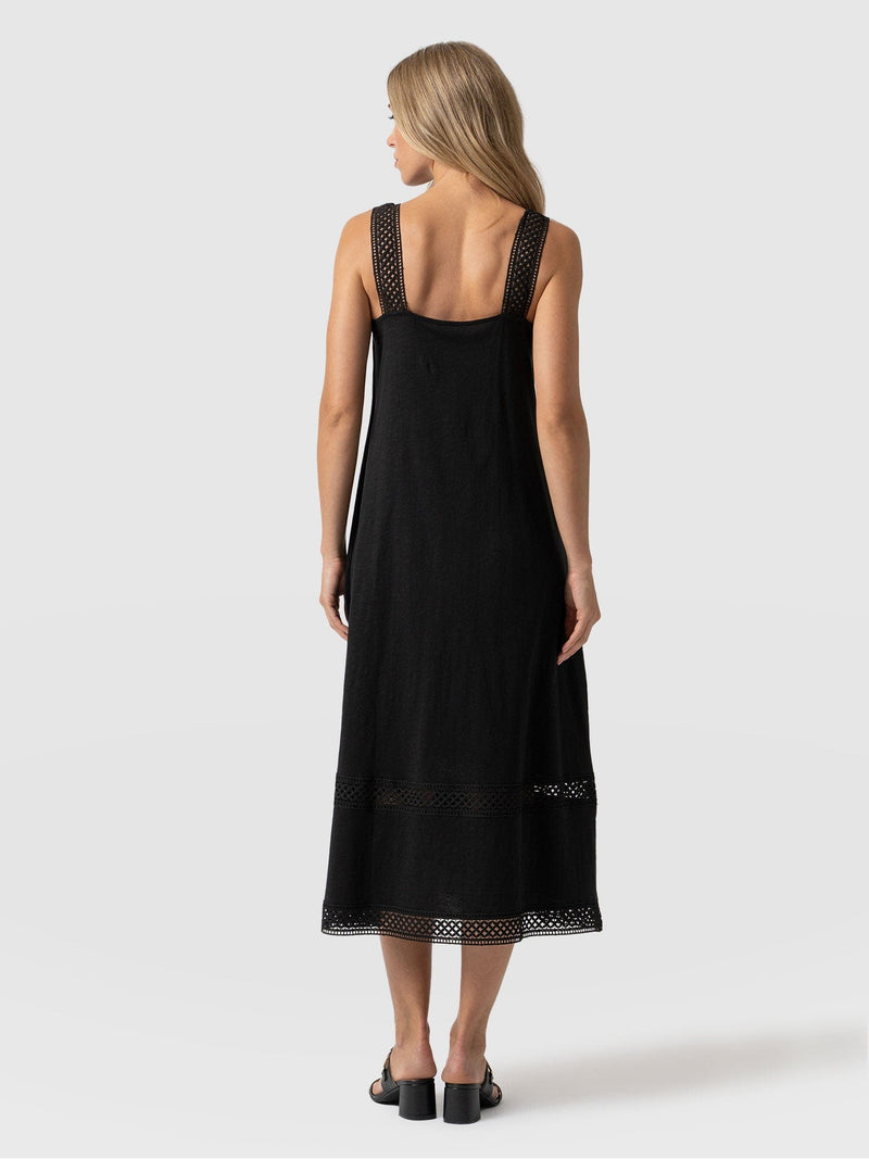 Ruby Lace Trapeze Dress Black - Women's Dresses | Saint + Sofia® EU