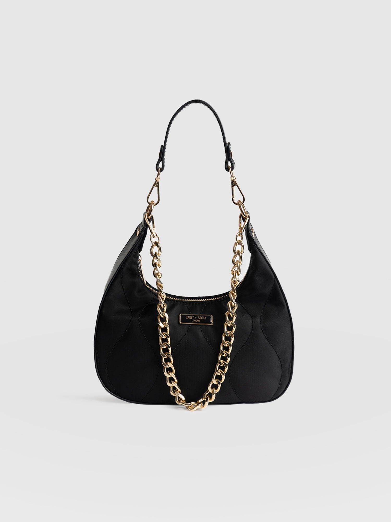 Runway Handbag Black Nylon - Women's Bags | Saint + Sofia® EU