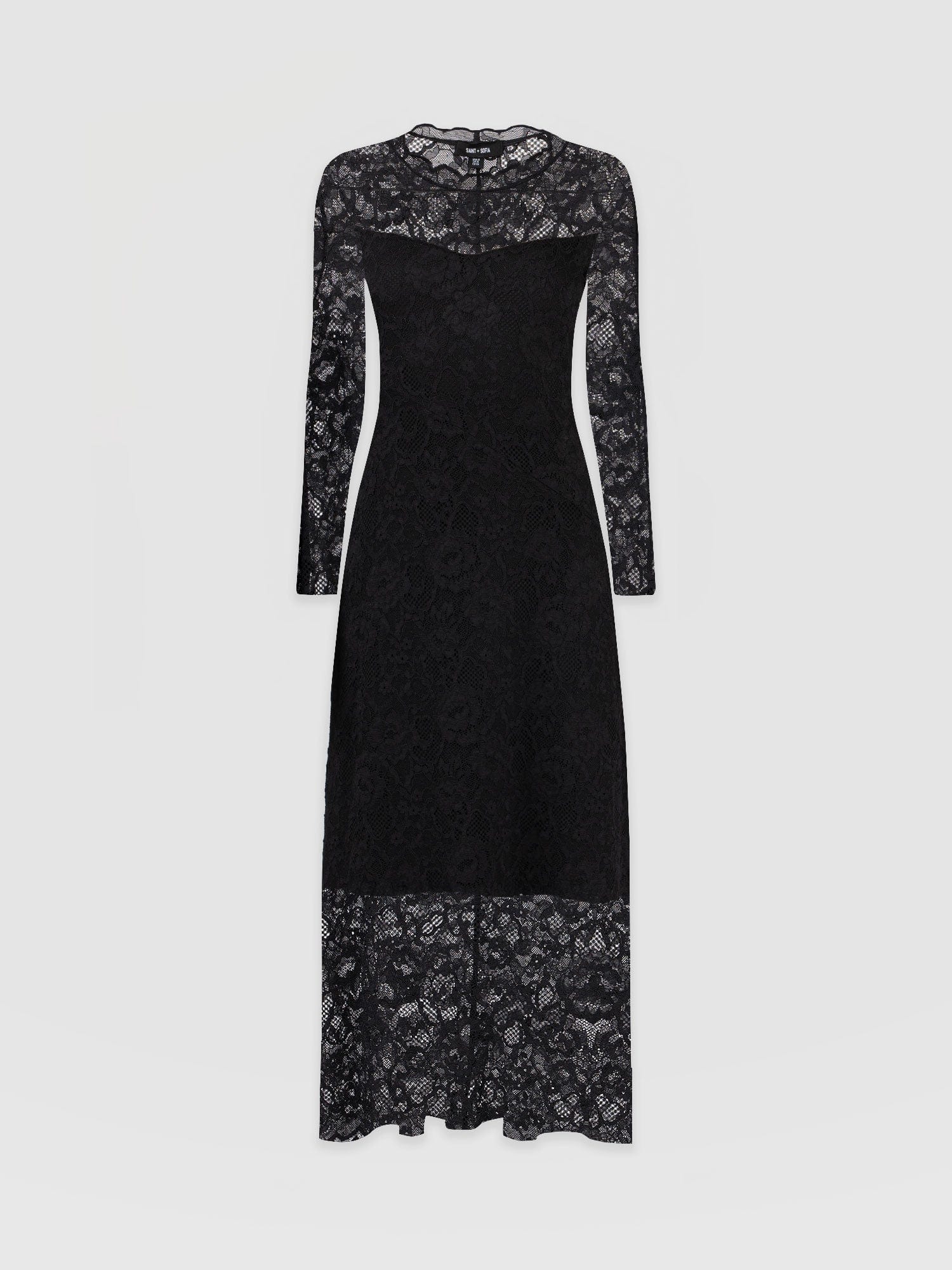 Runway Lace Dress Black - Women's Dresses |  Saint + Sofia® EU