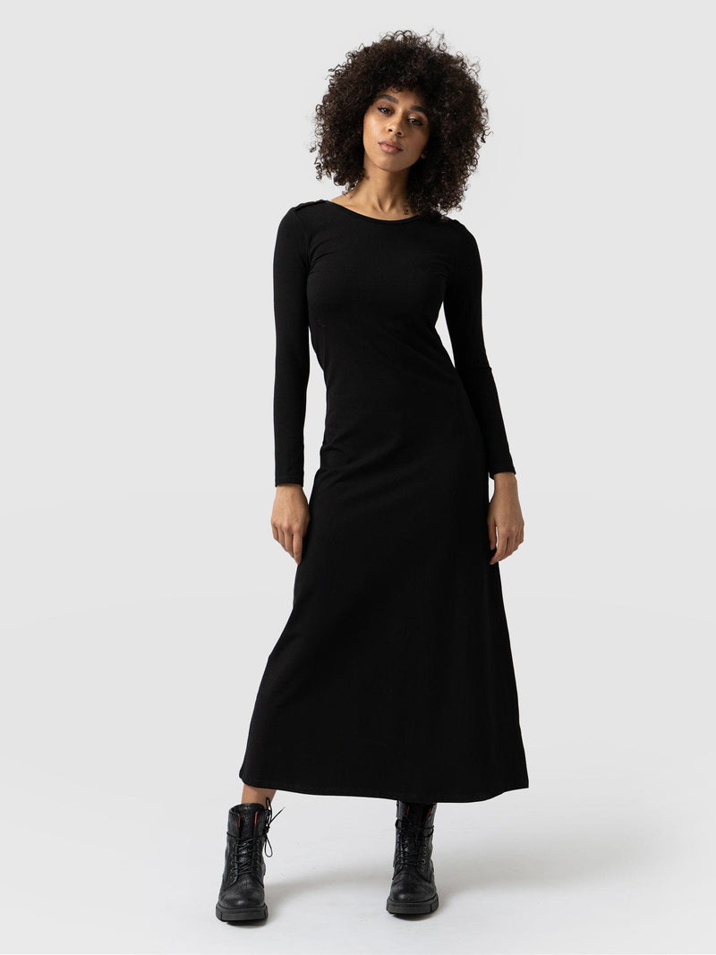 Runway Maxi Dress Black - Women's Dresses | Saint + Sofia® EU