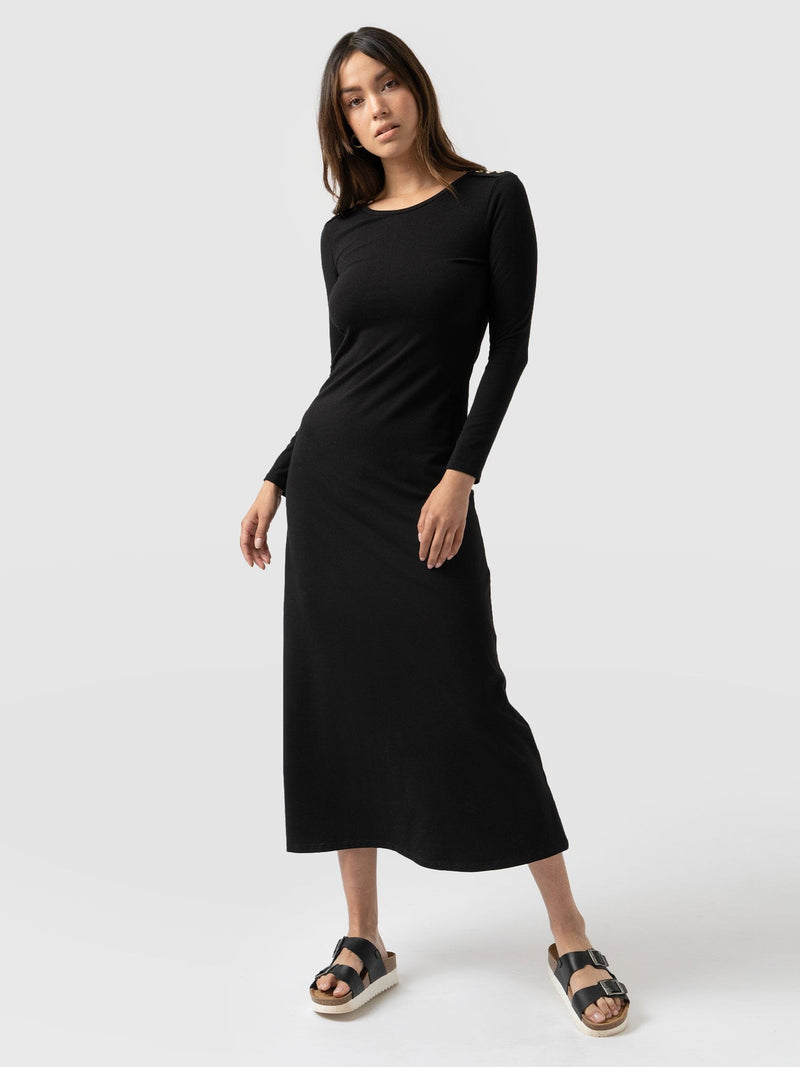 Runway Maxi Dress Black - Women's Dresses | Saint + Sofia® EU