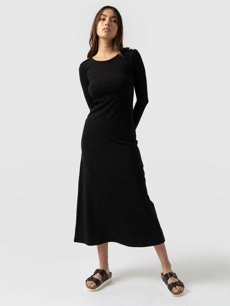 Runway Maxi Dress Black - Women's Dresses | Saint + Sofia® EU