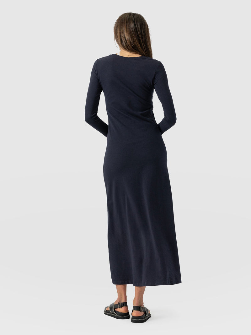 Runway Maxi Dress Navy - Women's Dresses | Saint + Sofia® EU