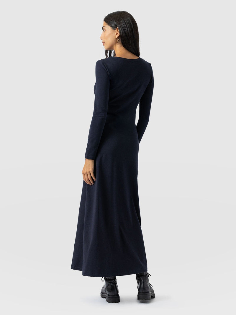 Runway Maxi Dress Navy - Women's Dresses | Saint + Sofia® EU