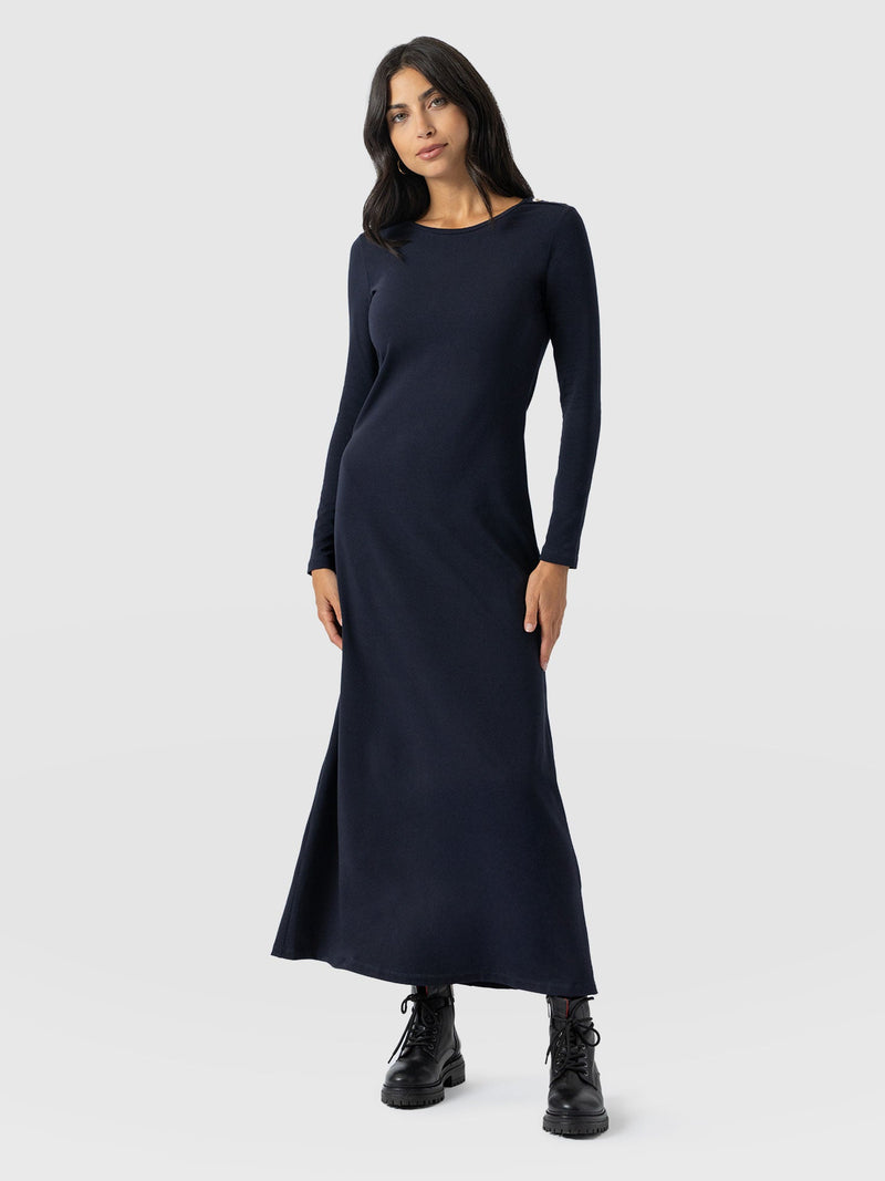 Runway Maxi Dress Navy - Women's Dresses | Saint + Sofia® EU