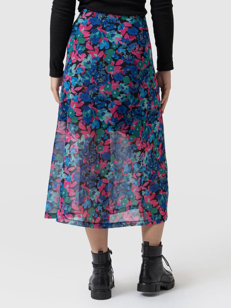 Runway Mesh Skirt Neptune Garden - Women's Skirts | Saint + Sofia® EU