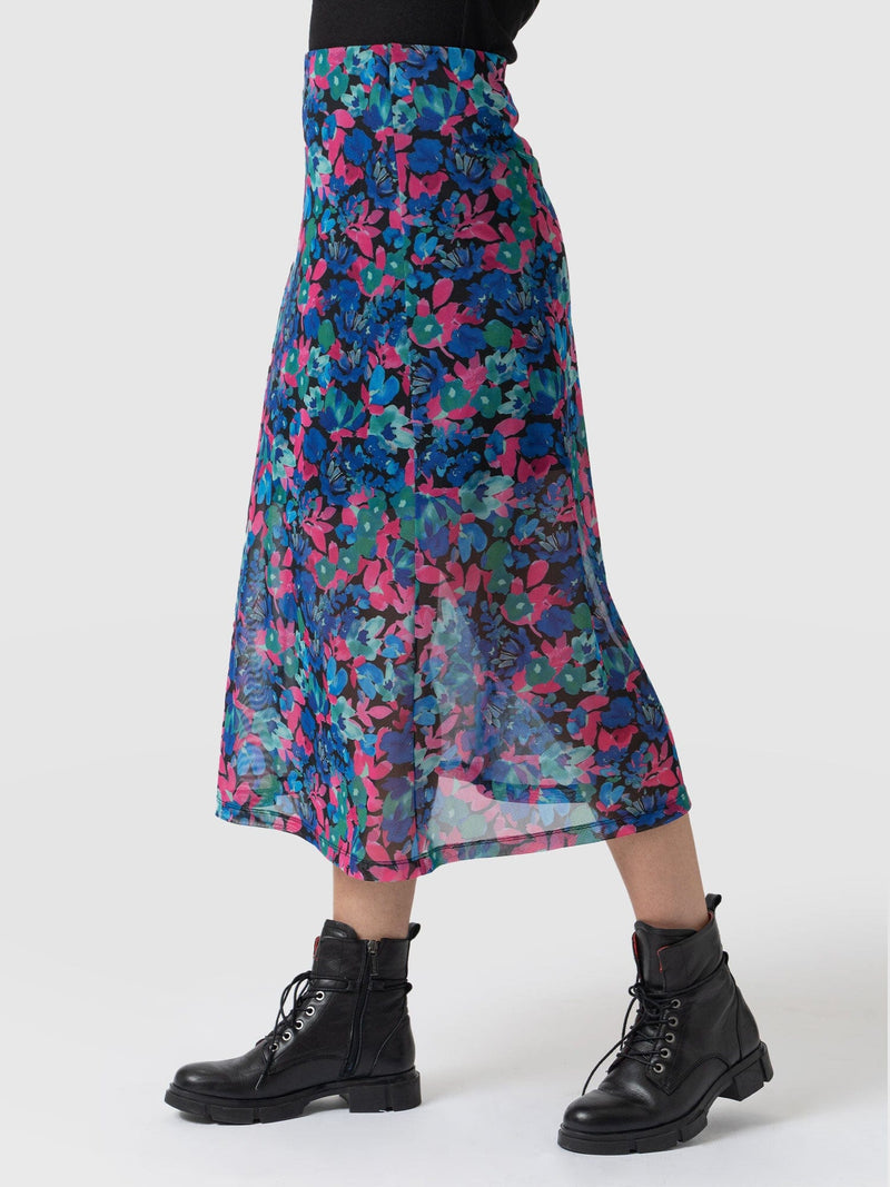 Runway Mesh Skirt Neptune Garden - Women's Skirts | Saint + Sofia® EU