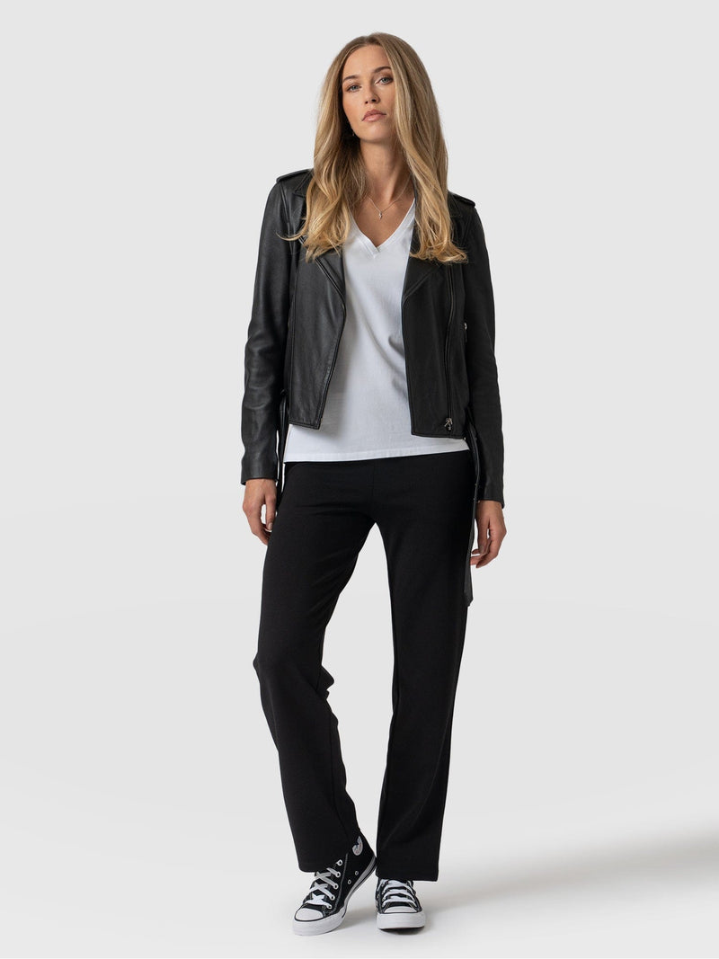 Runway Pant Black - Women's Trousers | Saint + Sofia® EU