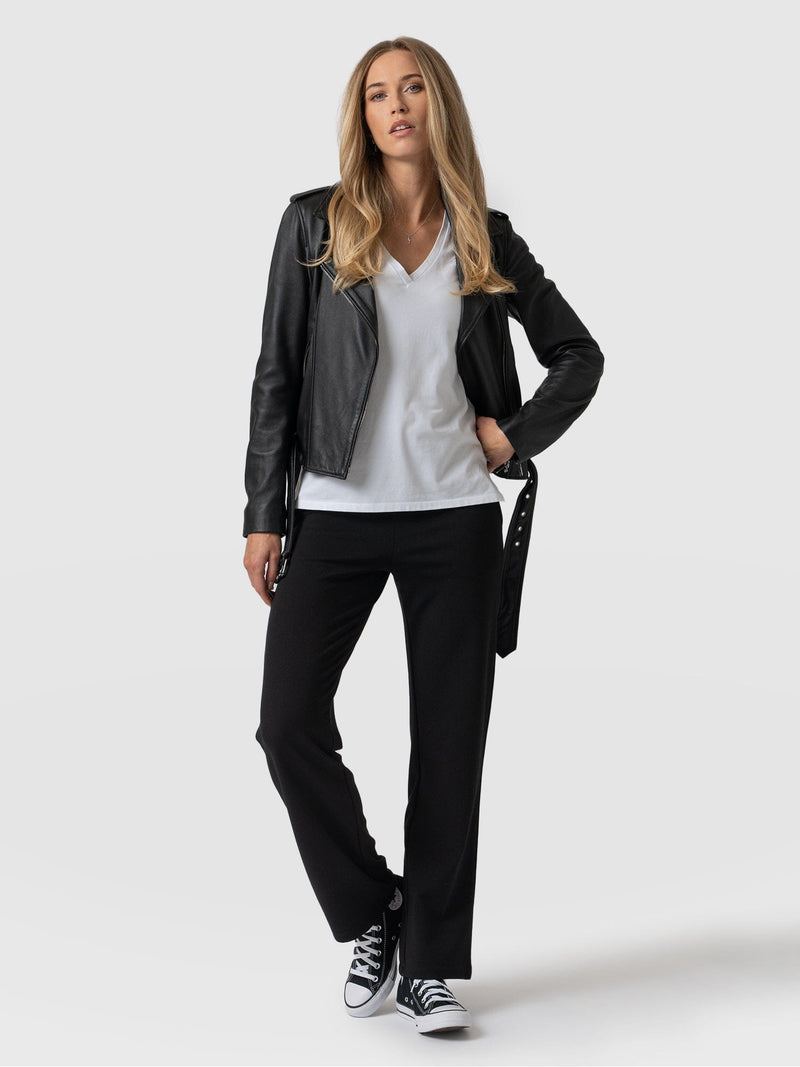 Runway Pant Black - Women's Trousers | Saint + Sofia® EU