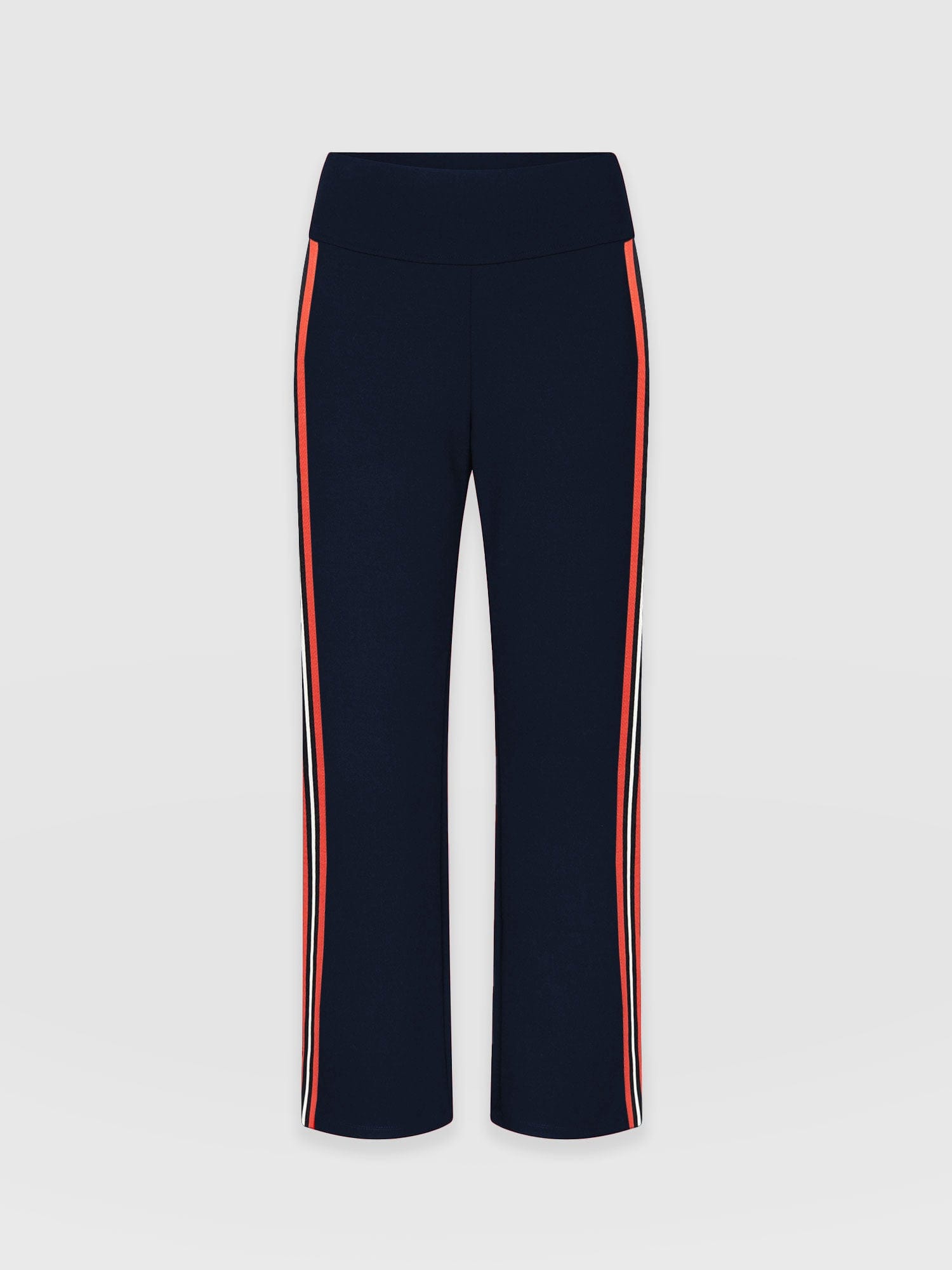 Runway Pant Navy Red Stripe - Women's Trousers | Saint + Sofia® EU