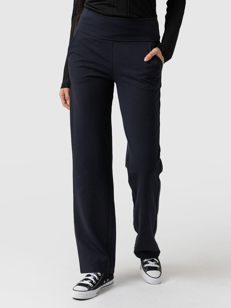 Runway Pant Navy - Women's Trousers | Saint + Sofia® EU