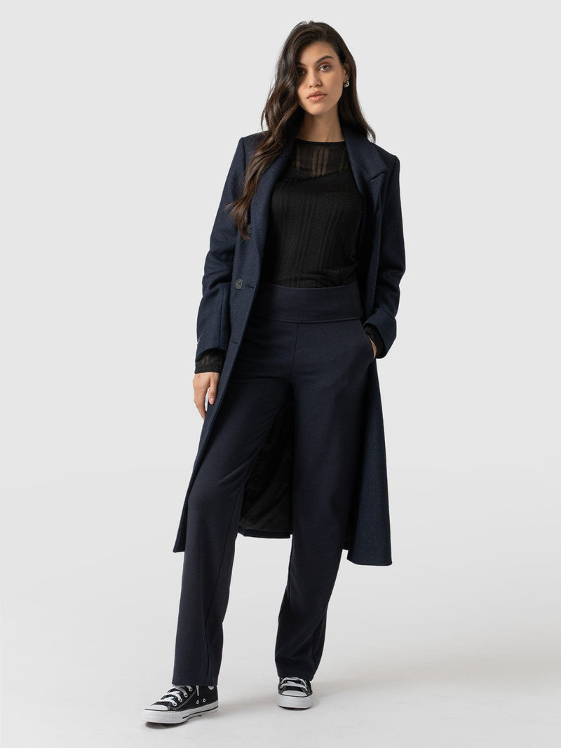 Runway Pant Navy - Women's Trousers | Saint + Sofia® EU