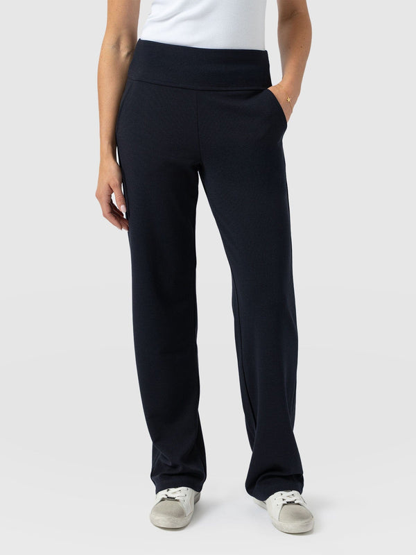 Runway Pant Navy - Women's Trousers | Saint + Sofia® EU