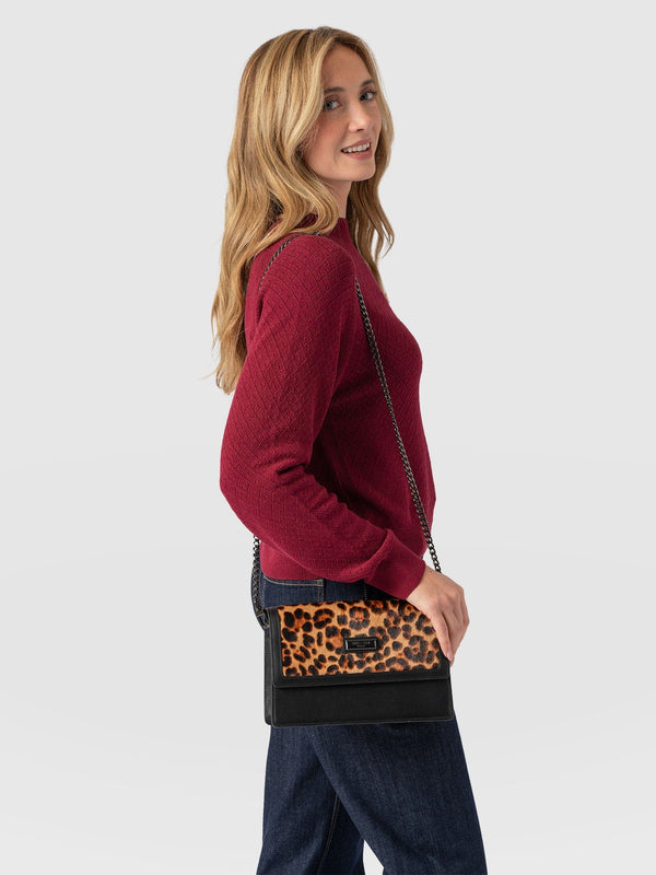 Rylee Cross Body Bag Leopard - Women's Cross-body Bag | Saint + Sofia® EU