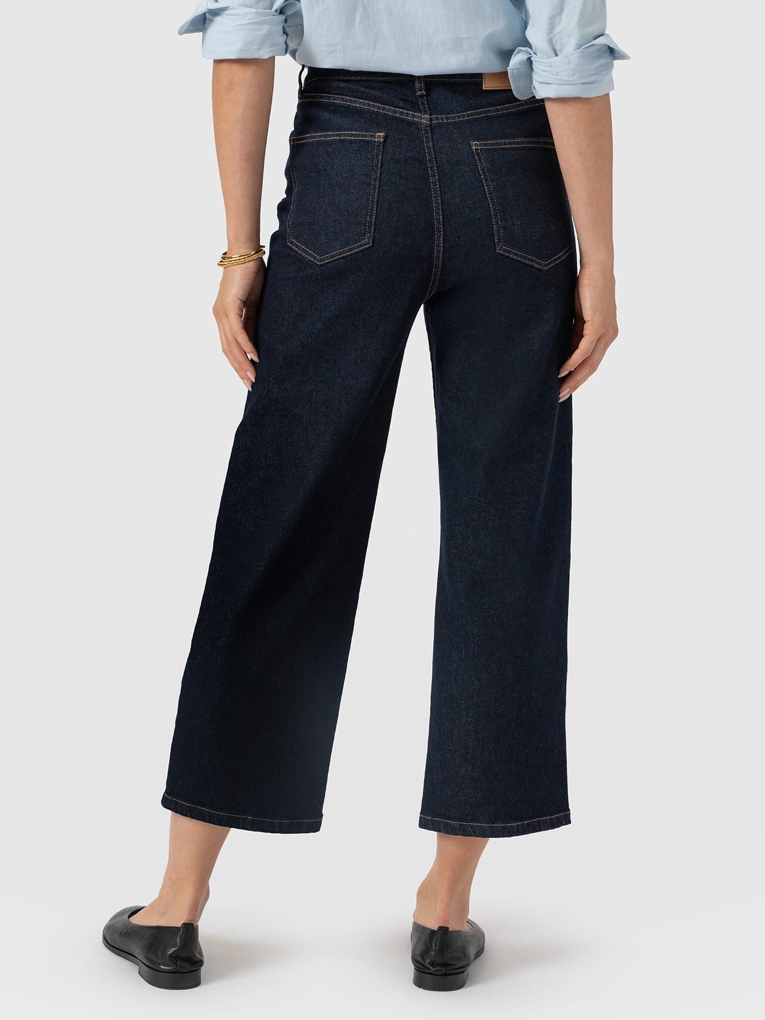 Rylie Crop Jean - Indigo - Women's Jeans | Saint and Sofia® EU