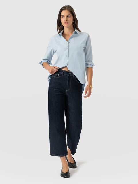 Rylie Crop Jean - Indigo - Women's Jeans | Saint and Sofia® EU