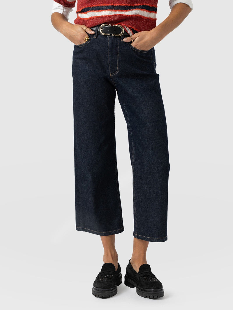 Rylie Crop Jean - Indigo - Women's Jeans | Saint + Sofia® EU