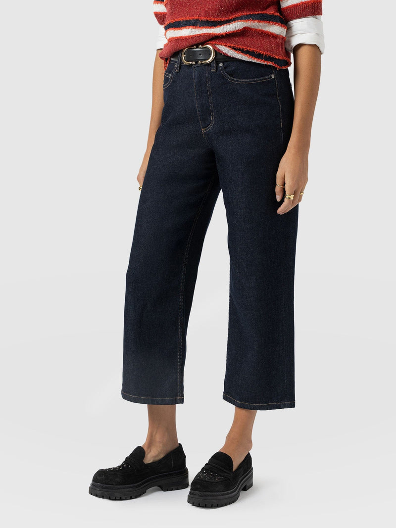 Rylie Crop Jean - Indigo - Women's Jeans | Saint + Sofia® EU